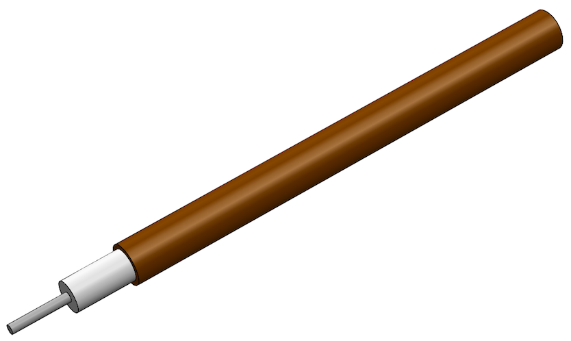 .0865 Coaxial Cable - Semi-Rigid Copper - Non-Magnetic