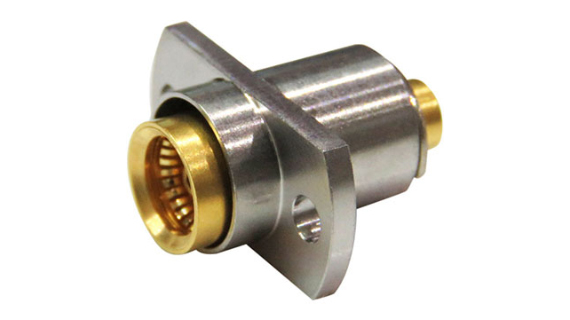 BMA Connector - 2-Hole Rear Jack to .141 Cable-Solder
