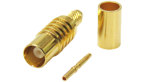 Mcx Connector Straight Jack To 078 Cable Crimp 