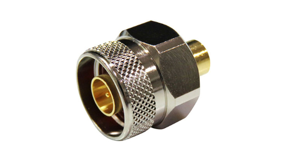 Type N Connector - Straight Plug to .141 Cable-Solder - Combo Nut