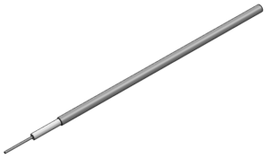 .034 Coaxial Cable - 50 Ω Semi-Rigid Stainless Steel with S.S. Center Conductor