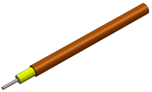 .0865 Coaxial Cable - 50 Ω Semi-Rigid Copper - Low-Loss, Non-Magnetic, Tape-Wrapped