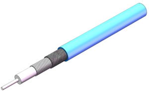 .086 Coaxial Cable - 50 Ω Flexible Jacketed SPC Braid over SPF - Non-Magnetic